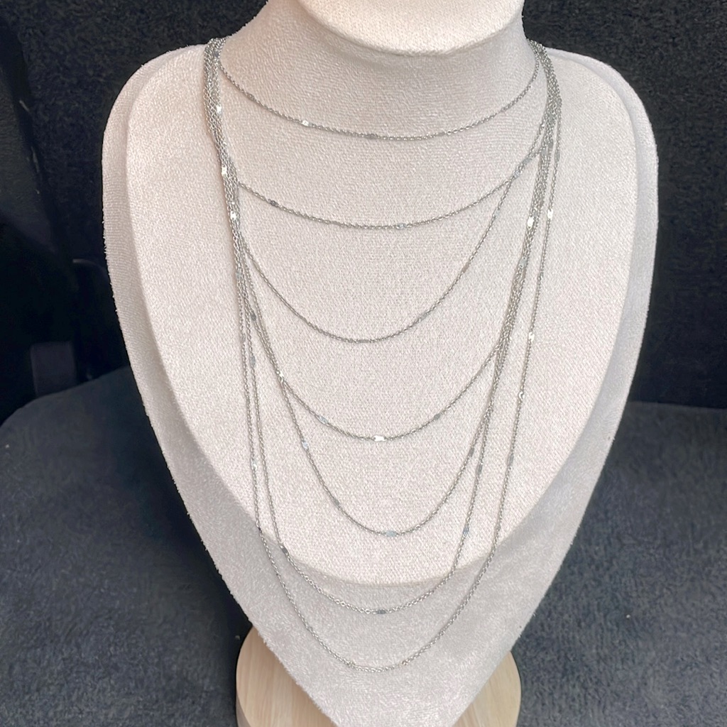 Necklace Silver Tone